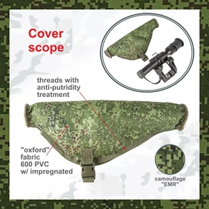 Russian Army Cover Scope PSO-1 sniper rifle. Bag for sight SVD. Camo Drop Case. - Picture 1 of 5