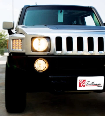 IPCW for 2006-2009 Hummer H3 LED Front Park Signal Lights Pair LEDC-346C Foto 1 de 4