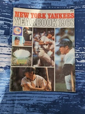New York Yankees 1968 Yearbook Mickey Mantle on Cover - Image 1 of 4