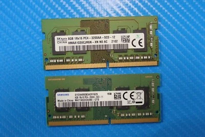 Dell 3500 SK Hynix+Samsung 12GB (4GBx8GB) Memory RAM SO-DIMM HMAA1GS6CJR6N-XN - Image 1 of 2