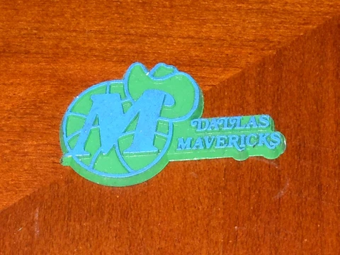 DALLAS MAVERICKS Vintage NBA RUBBER Basketball FRIDGE MAGNET Standings Board Cover