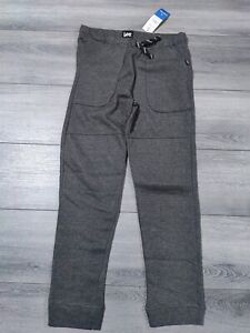 Lee Youth Jogger Lounge Pants Boys Large 14-16 Gray Rugged Knee NEW 
