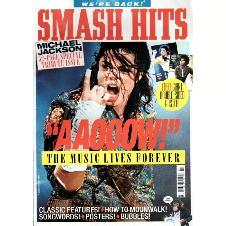 SMASH HITS Magazine 2009 Michael Jackson 52 page special tribute issue - Image 1 of 1