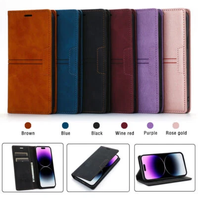 Magnetic Flip Wallet Phone Case For Google Pixel 5 6 7 8 9 Pro XL 5A 6A 7A 8A - Image 1 of 4