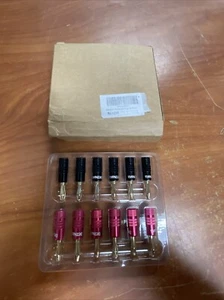 Enchufes banana beznaka con tornillos de doble fijación, carcasa de aluminio negro y rojo, 6 pares - Imagen 1 de 3