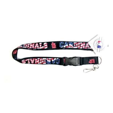 St Louis Cardinals Lanyard Keychain USA Series Stars & Stripes New MLB Cover