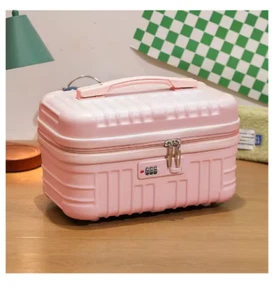Mini Travel Luggage Makeup Box Lightweight Waterproof Handheld Luggage Storage B - Picture 1 of 2