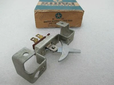 Interruptor soplador de calefacción Mopar NOS 1965 Plymouth Fury Dodge Polara Chrysler 2496910 Foto 1 de 3