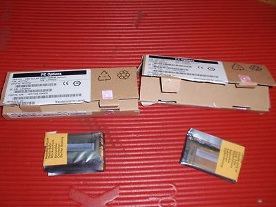 2 PIECES  P C OPTIONS LENOVO 1 GB PC2 -5300 CL5 NP DDR2 SDRAM SODIMM  P/N40Y7734 - Image 1 of 4