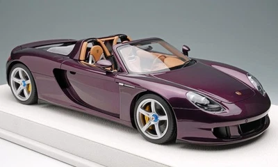 Make Up EML070G 1/18 Porsche Carrera GT 2004 Amethyst Metallic Purple 1:18 New - Image 1 of 4