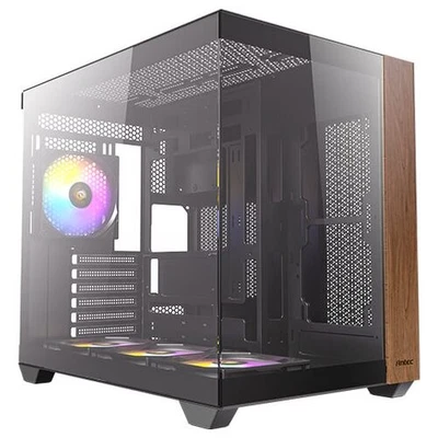 Antec Case CX800 WOOD ARGB_B Mid Tower ATX con vetro laterale e 4 ventole ARGB - Immagine 1 di 4