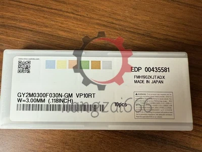 10PCS/New In Box MITSUBISHI GY2M0300F030N-GM VP20RT CNC Blade - Image 1 of 4