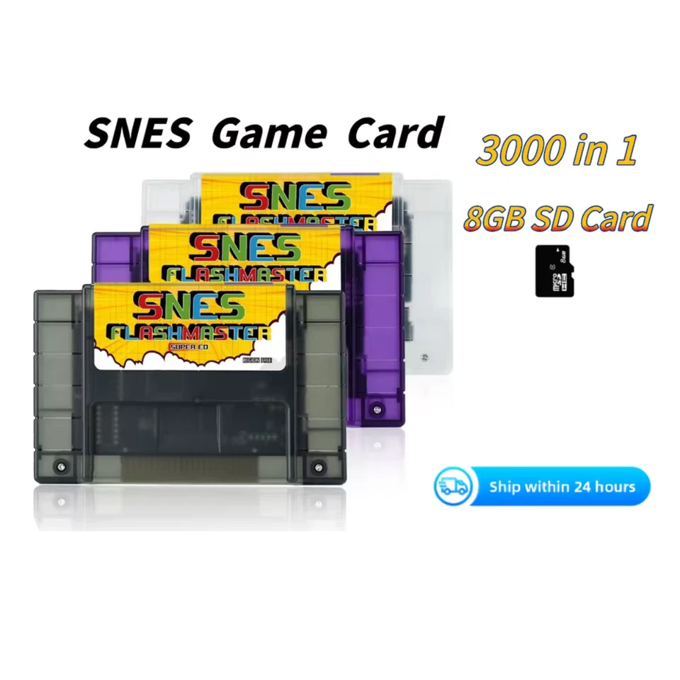 3000 in 1 OS V12 SNES Flashmaster With 8GB TF Card, USA SELLER 🇺🇸 - Image 1 of 4