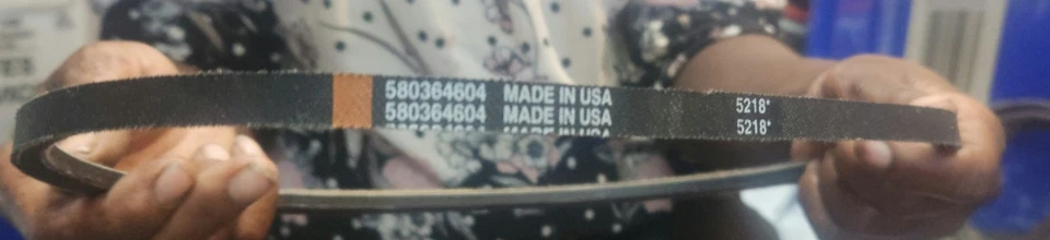 Genuine Husqvarna 580364604 RWD Drive Belt Fits HU700H LDC356VB 532406557 OEM - Image 1 of 1