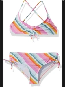Billabong Youth Girl's Size 8 Magic Hour Tali 2-Piece Bikini Swimwear ZP-2744 - Picture 1 of 2
