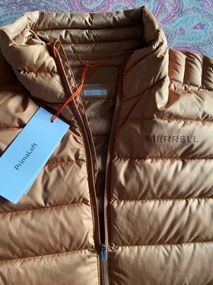 NWT Merrell Goose Down & Primaloft RIDGEVENT Thermal Vest Size S - Image 1 of 4