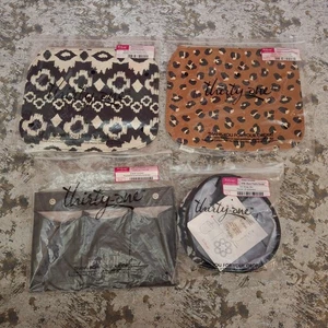 Lotto Thirty-One Rabat Studio One Flap Leopard & Ikat Bazaar tasca zip e cestino a scatto - Foto 1 di 16