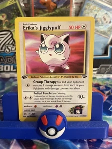 1st Edition Erika’s Jigglypuff 69/132 - Gym Challenge - NM - Picture 1 of 3