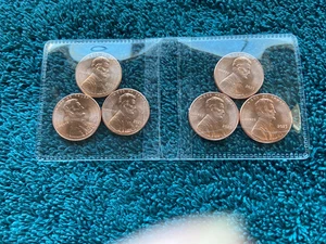 (3 Sets) 2025 P & D Lincoln Cents 6 Coins BU    Last Year For Pennies !!! - Picture 1 of 1