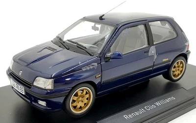 Norev 1/18 Scale Diecast 185230 - Renault Clio Williams 1993 - Blue - Image 1 of 4