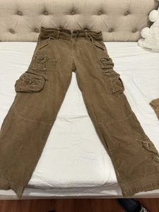 Vintage Polo Ralph Lauren Military Tactical Cord Cargo Hose Größe 36x32 - Bild 1 von 7