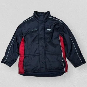 Vintage Umbro Padded Jacket Black 90s Mens Medium - Picture 1 of 6