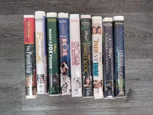 Vintage Lot of 9 Walt Disney VHS Tapes Children's Disney Home Movies Must See - Picture 1 of 18