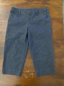 Nicole Miller Women's Cropped Capri Jeans | Size 8 | Grey | NWOT | Excellent  - Picture 1 of 14