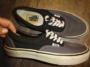 shoes VANS  ~ gray black era ~  men 7.5  / women 9 - Picture 1 of 7