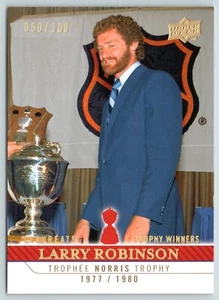 LARRY ROBINSON 2008-09 CENTENARIO MONTREAL CANADIENSES Nº 272 ORO 50/100 93998 - Imagen 1 de 2
