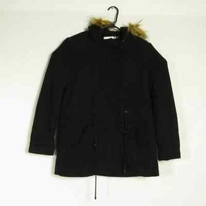 Anthropologie Coat Womens Small Warm Cozy Oversized Long Sleeve Zip Up Hooded - Picture 1 of 12