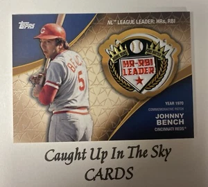 2023 Topps Series 2 Johnny Bench “Crowning Achievements” SP Reds Jumbo Only - Picture 1 of 2