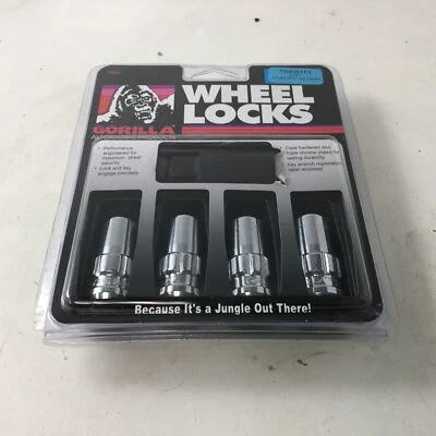 大猩猩镀铬轮锁套装 4 1/2 英寸双面橡子 76681N 适合牧马人游骑兵 — 第 1/4 张图片