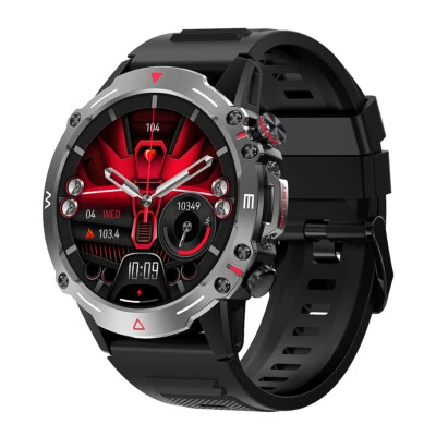 Military Rugged Smart Watch Heart Rate Blood Pressure Fitness Tracker Wristwatch - Image 1 of 4