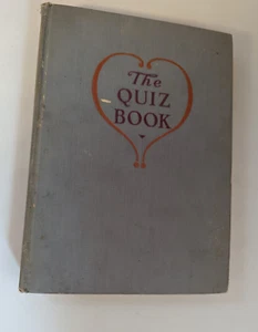RARE HARDCOVER BOOK - The Quiz Book - BY HENRY SEIDEL CANBY, Hardcover 1927 - Picture 1 of 2