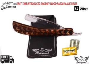 BARBER CUT THROAT SHAVETTE STRAIGHT RAZOR RASOIR TRAVELING CASE, 10 BLADES free - Bild 1 von 7