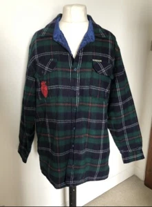 Reworked Vintage Pine Grove Tartan Quilted Jacket - Unisex XL - Picture 1 of 6