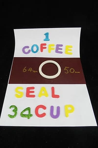 STOVE TOP COFFEE PERCOLATOR 1 SILICONE SEAL FOR 3/4 CUP POT FREE POST OZ MADE - Picture 1 of 4