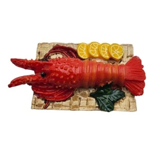Lobster Fridge Refrigerator Magnet Souvenir Travel Foodie Magnetic Food Seafood - Picture 1 of 6