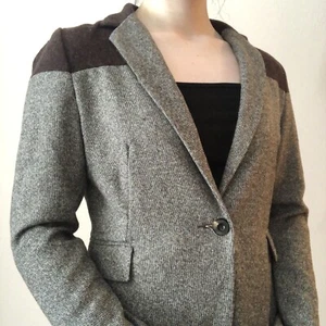 Ya Los Angeles Grey And Brown Blazer - Picture 1 of 5
