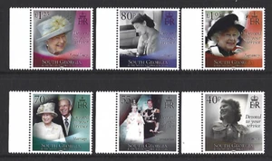 Süden Georgia 2021 Queen Elizabeth Geburtstag Nicht Gefaßt Postfrisch Set Mit - Picture 1 of 1
