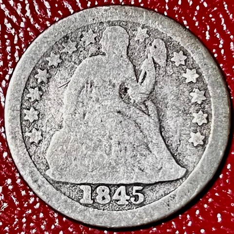 1845-O SEATED LIBERTY DIME Cover