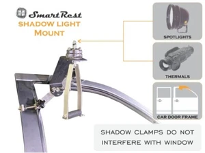 SmartRest Shadow Mount - Remote Handle on ball joint for thermal and spot lights - Picture 1 of 10