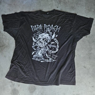 PAPA ROACH WE DARE TO DREAM OR LIVE TO DIE Tee Shirt T-shirt Sz 3XL XXXL - Image 1 of 4