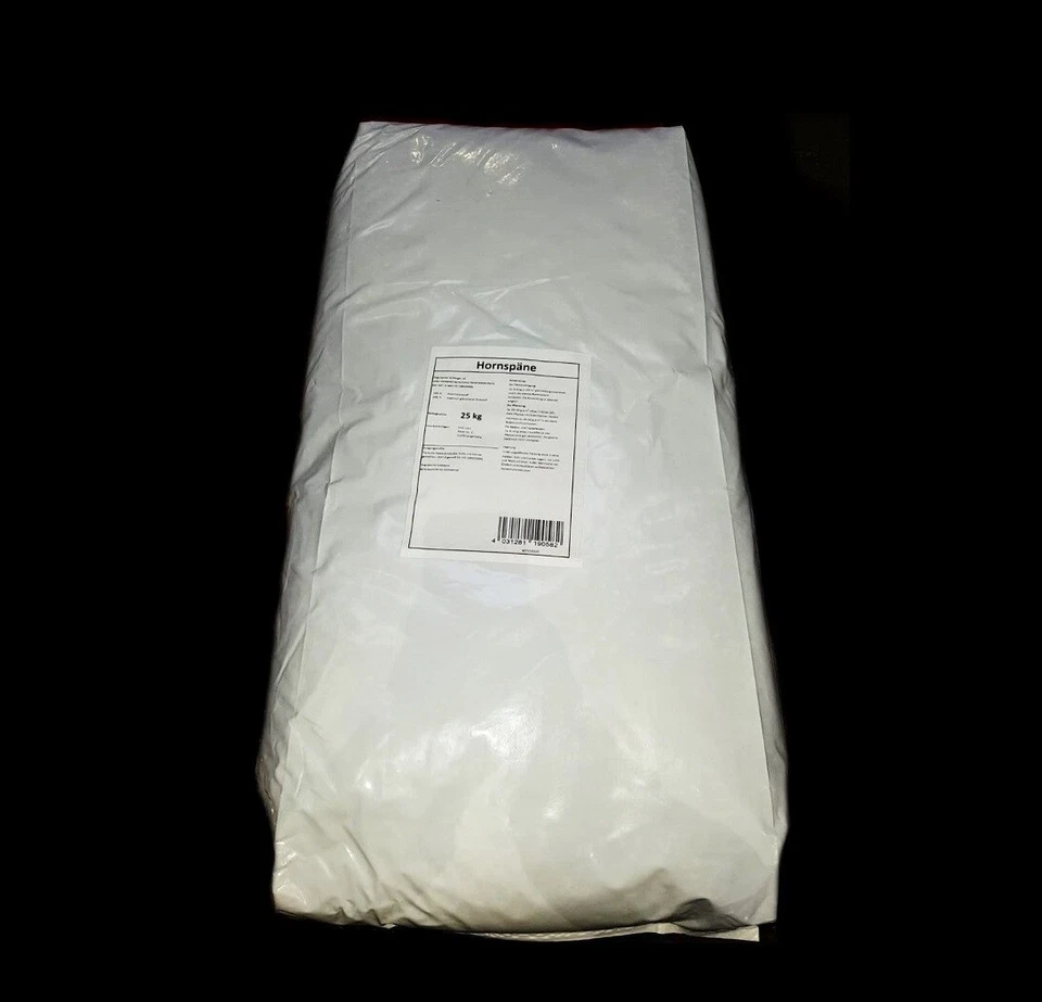 Hack Hornspäne 25 kg organisch Dünger alle Kulturen Obst Gemüse Langzeitwirkung - Bild 1 von 1
