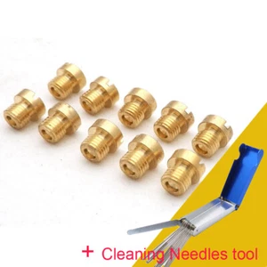 10x6 mm M6 Dellorto set ugelli principali taglia 50 -72 + strumenti di pulizia carburatore - Foto 1 di 5
