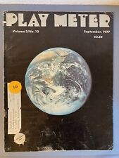 Play Meter Magazine Sept 1977 Vol 3 No.13 Arcade Video Games, Pinball, Jukeboxes