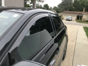 IN CHANNEL VENT SHADES FOR DODGE MAGNUM 2005-2008 DARK SMOKE 4PC SET - Picture 1 of 2