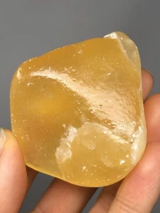 Orange Calcite 3.9oz Polished Piece Healing Reiki Brazil N29 - Picture 1 of 12