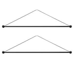 32" Banner Hanger Garden Flag Wall Hanging Pole White Multifunctional - Picture 1 of 6